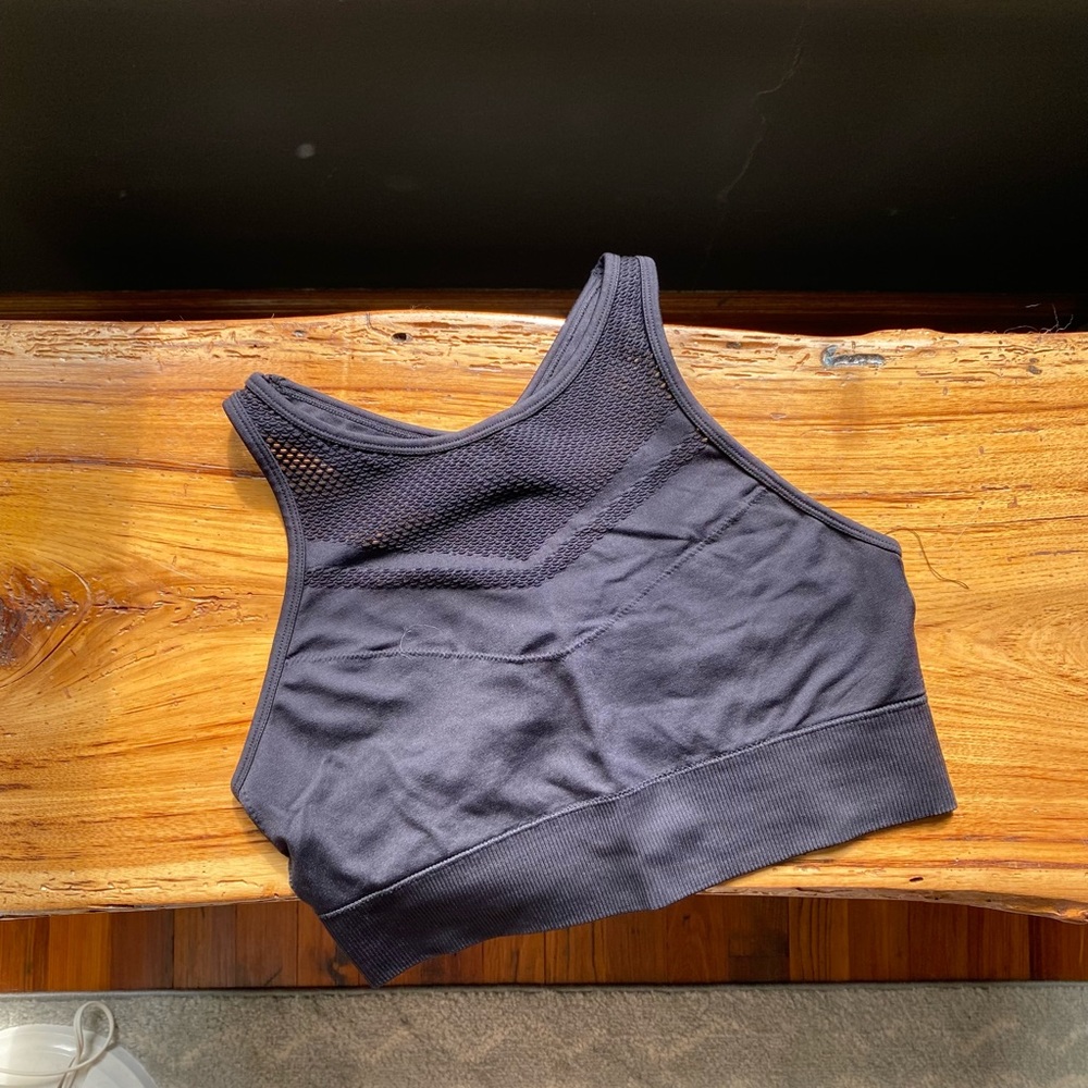 Curves N Combat Boots High Neck Mesh Sports Bra